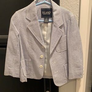 E-Land stripped blazer for boys size 4T - new without tags
